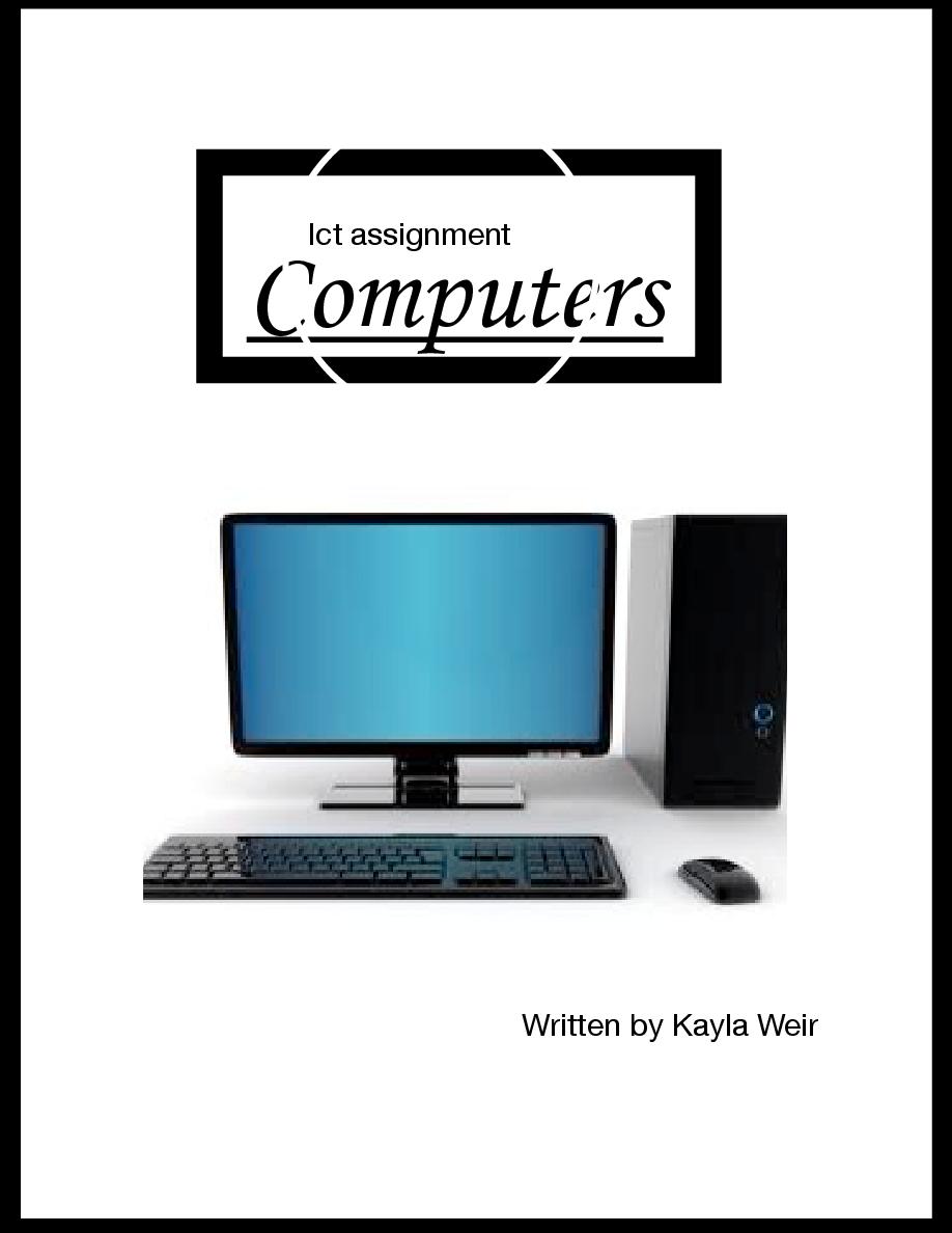 Ict assignment Book 319575 | Front Cover