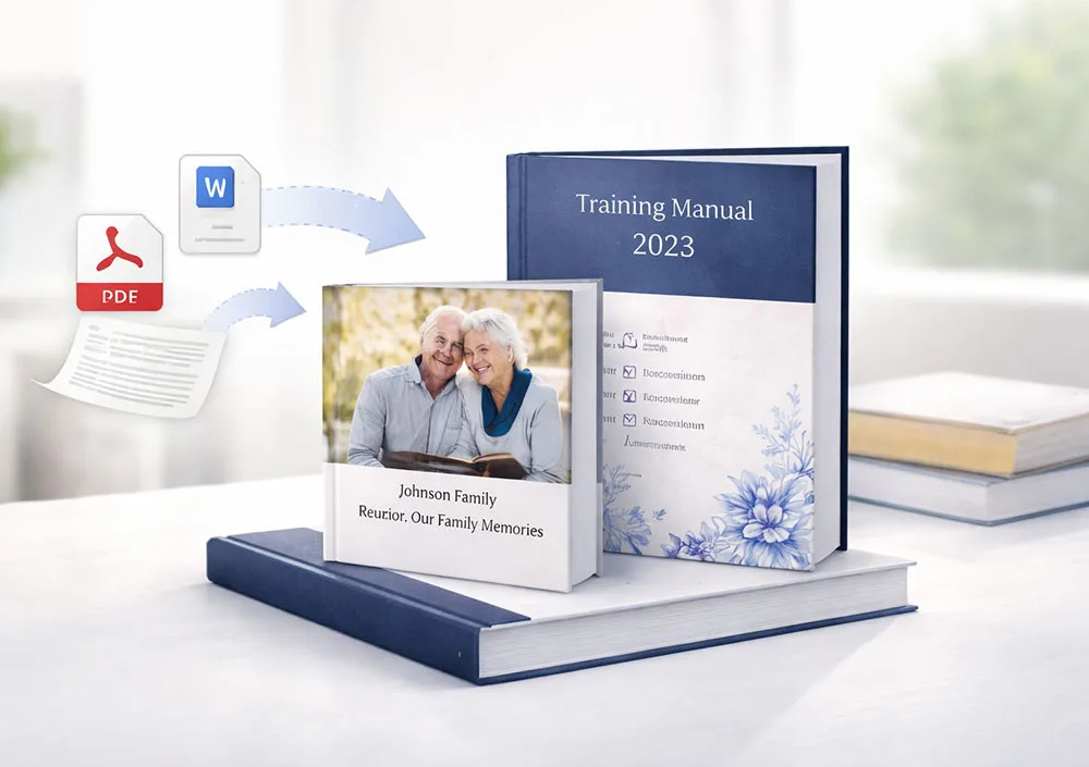 Turn Your PDF or Word Document into a Professionally Printed Book