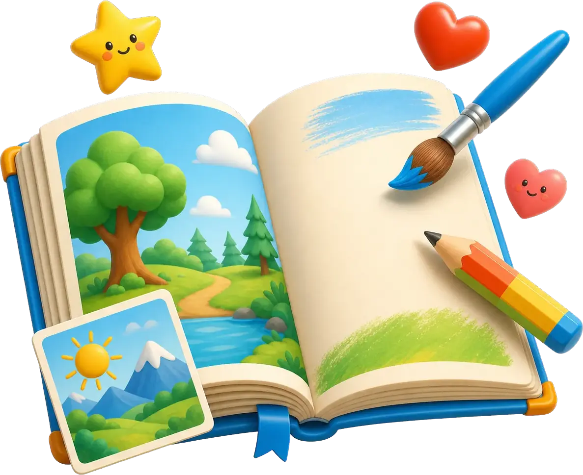 Storybook personalization illustration