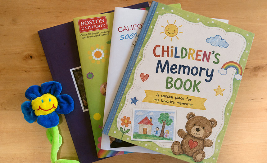 A personalized children's book example