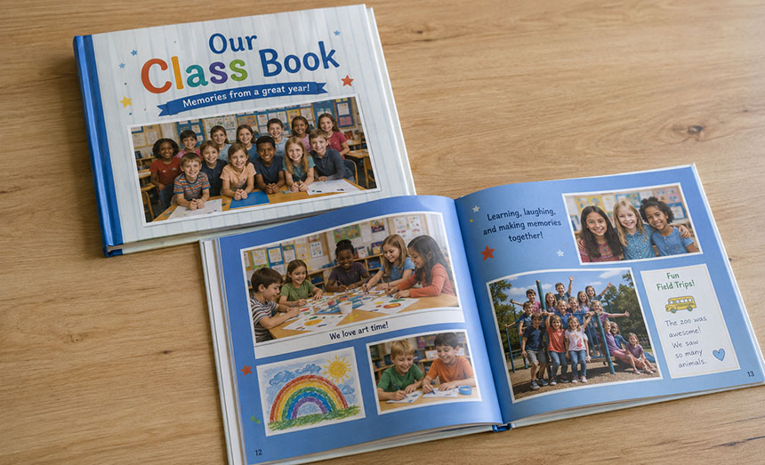 A personalized children's book example