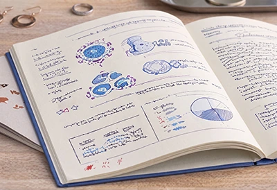 Workbooks printed as a book
