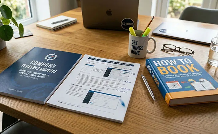 Create a beautiful How-To Book, Training Manual.